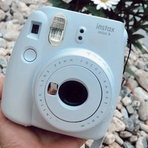 Instax mini 9 polaroid camera with 2 packs of film